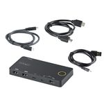 StarTech.com-Switch-KVM-ibrido-HDMI---USB-A-e-USB-C-a-2-porte---Monitor-singolo-HDMI-2.0-4K-60Hz---Switch-KVM-compatto-per-desktop-laptop-HDMI-alimentato-da-bus-USB---Compatibile-con-TB3--SV221HUC4K-