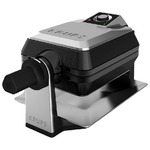 Krups FDD95D 2 waffle 1200 W Nero, Acciaio inossidabile