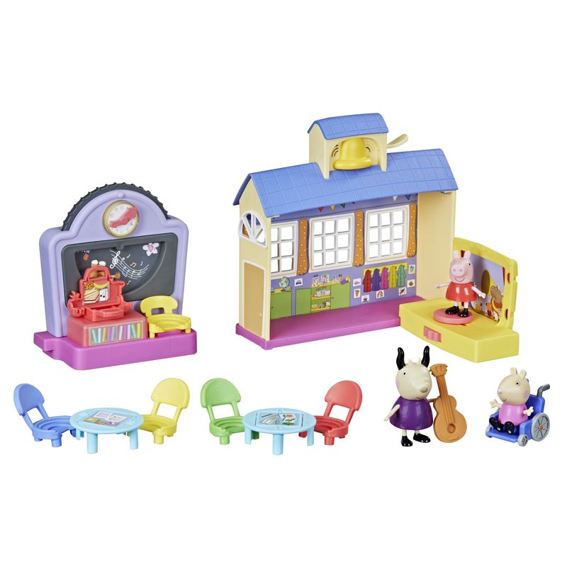 Peppa-Pig---La-Scuola-di--playset-con-frasi-e-suoni-per-bambini-di-eta-prescolare-dai-3-anni-in-su