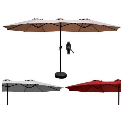 Brixo-Ombrellone-Alluminio-Twin-Bordeaux