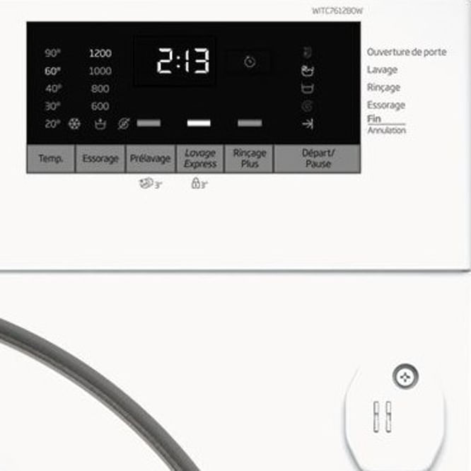 Beko-WITC7612B0W-lavatrice-Caricamento-frontale-7-kg-1200-Giri-min-Bianco