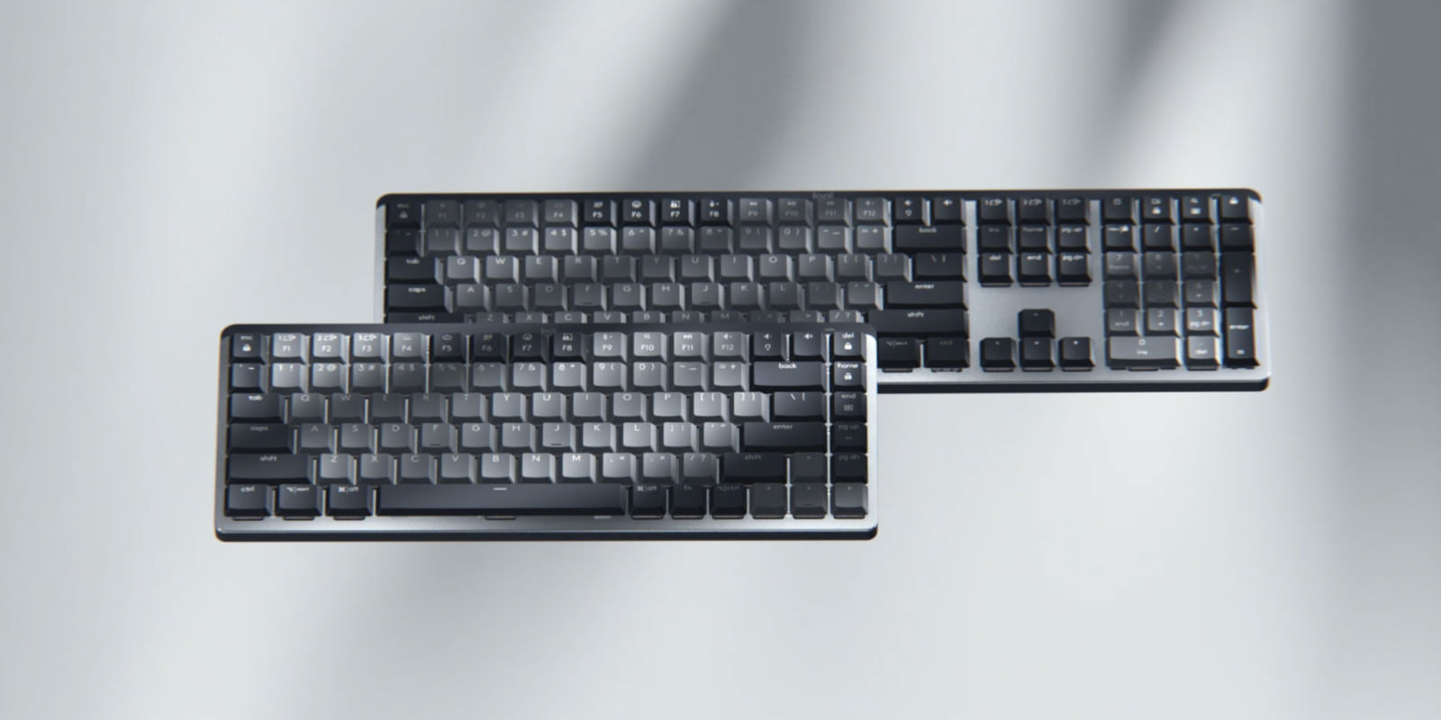 Logitech 920-010757 tastiera Ufficio RF senza fili + Bluetooth QWERTY US International Grafite, Grigio