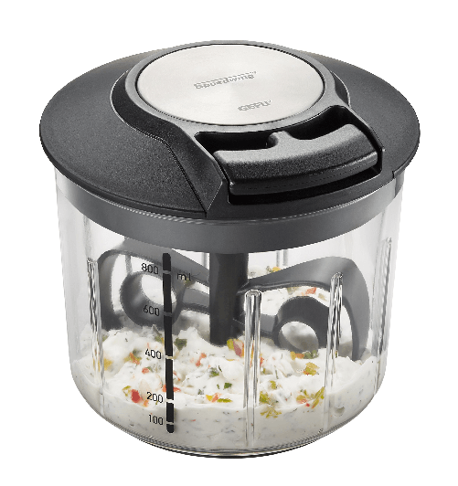 Gefu-Speedwing-Frullatore-Manuale-per-Frutta-o-Verdura-Professionale-in-Acciaio-Inox-con-Supporto