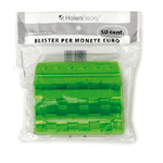 HolenBecky Portamonete - PVC - 50 cent - verde - HolenBecky - blister 20 pezzi