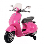 Vespa per bambine elettrica Piaggio rosa con batteria 12