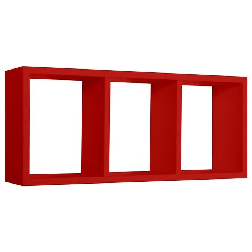 mensola-tripla-tristano-rosso