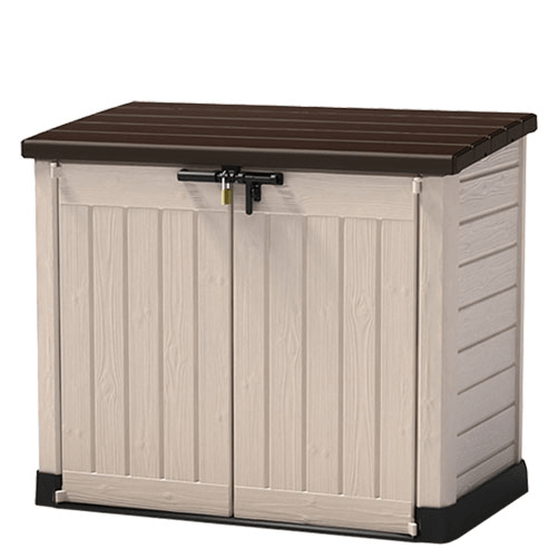 Armadio Keter da terrazzo e balcone in resina beige
