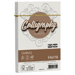 Favini 25 BUSTE CALLIGRAPHY CANVAS 120X180MM 100GR 01 BIANCO