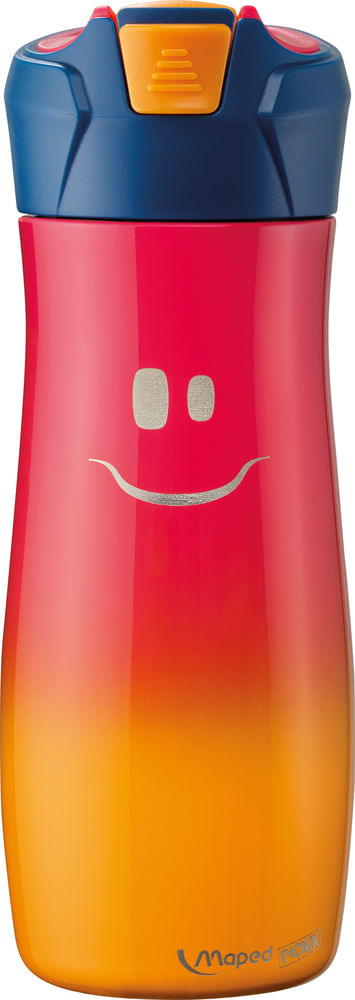 Borraccia-acciaio-inox-430ml-rosa-corallo-Picnik-Concept-Maped