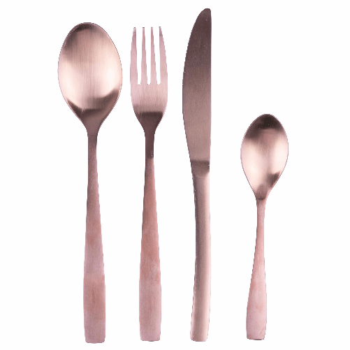 Set-16-posate-in-acciaio-inox-finitura-satinata-rame-Manhattan-Sibilla