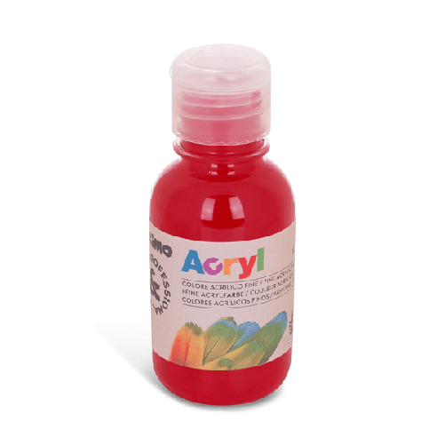 Colore-acrilico-fine-Acryl-125ml-rosso-carminio-PRIMO