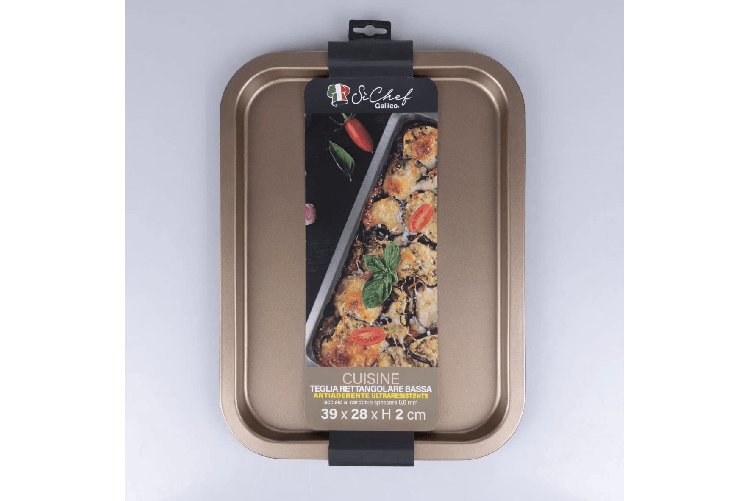 Teglia-rettangolare-39x28cm-in-acciaio-al-carbonioantiaderente-e-ultraresistente-Cuisine-Si-Chef