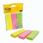 Post-It 3M 671-3 pouch autoadesiva Rettangolo Verde, Rosa, Giallo 100 fogli Autoadesivo