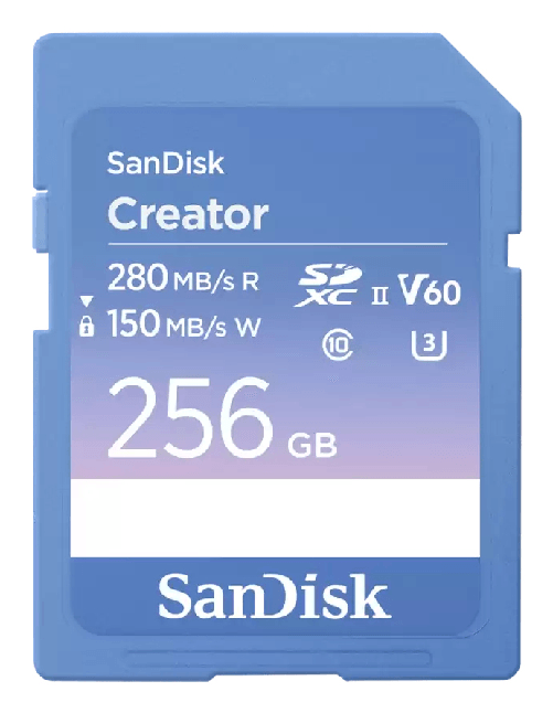 SanDisk Creator 256 GB SDXC UHS-II Classe 10