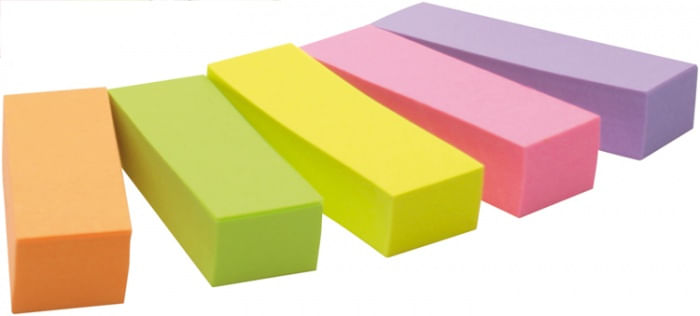 SEGNAPAGINA-Post-it®-670-5--500FG--5COLORI-INDEX-15X50MM-IN-CARTA