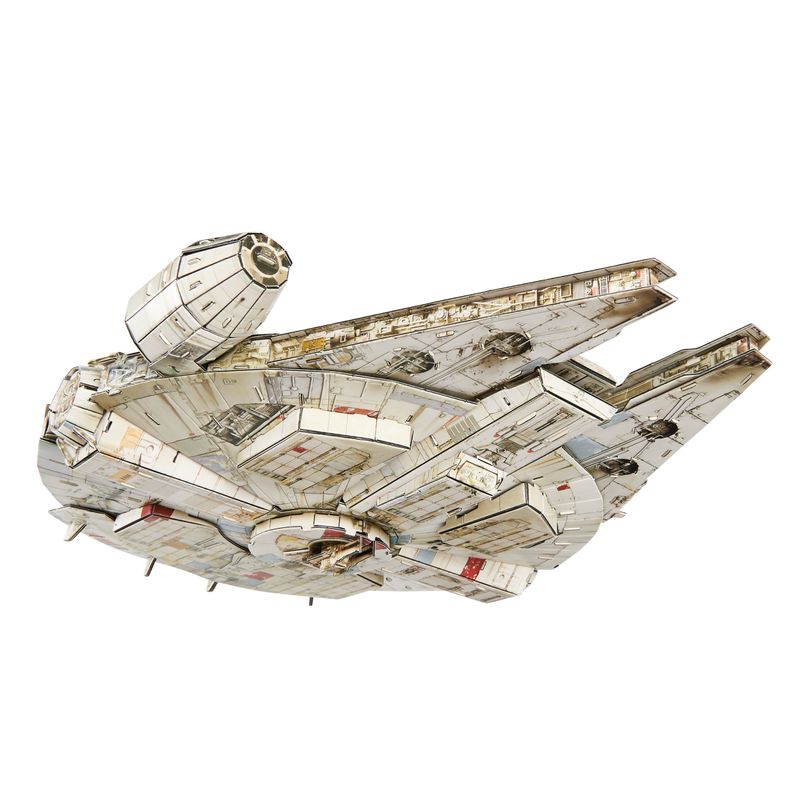4D-Build-kit-di-modellismo-3D-Millennium-Falcon-di-Star-Wars-da-223-pezzi-|-Decorazione-da-tavolo-giocattolo-Star-Wars-|-Giocattoli-da-costruzione-|-Kit-di-modellismo-in-cartoncino-per-adulti-e-ragazzi-dai-12-anni-in-su