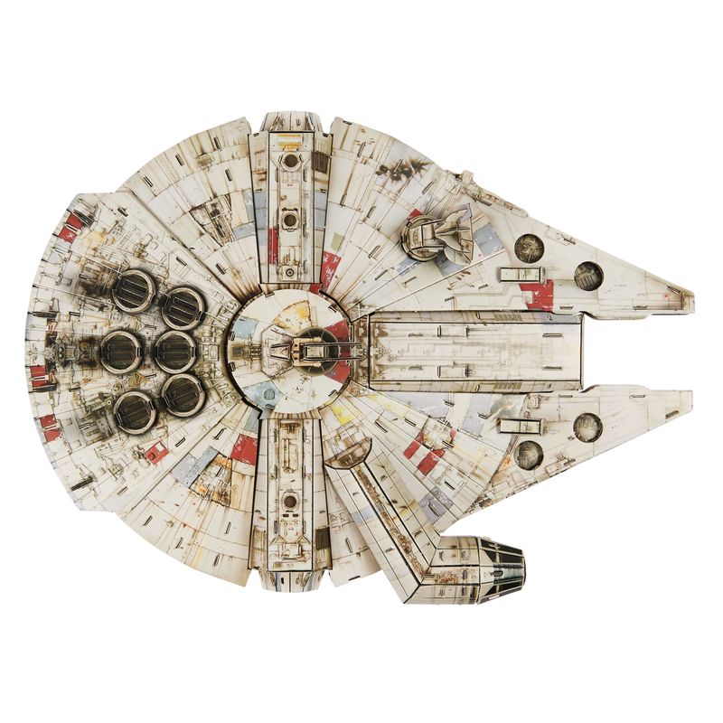 4D-Build-kit-di-modellismo-3D-Millennium-Falcon-di-Star-Wars-da-223-pezzi-|-Decorazione-da-tavolo-giocattolo-Star-Wars-|-Giocattoli-da-costruzione-|-Kit-di-modellismo-in-cartoncino-per-adulti-e-ragazzi-dai-12-anni-in-su