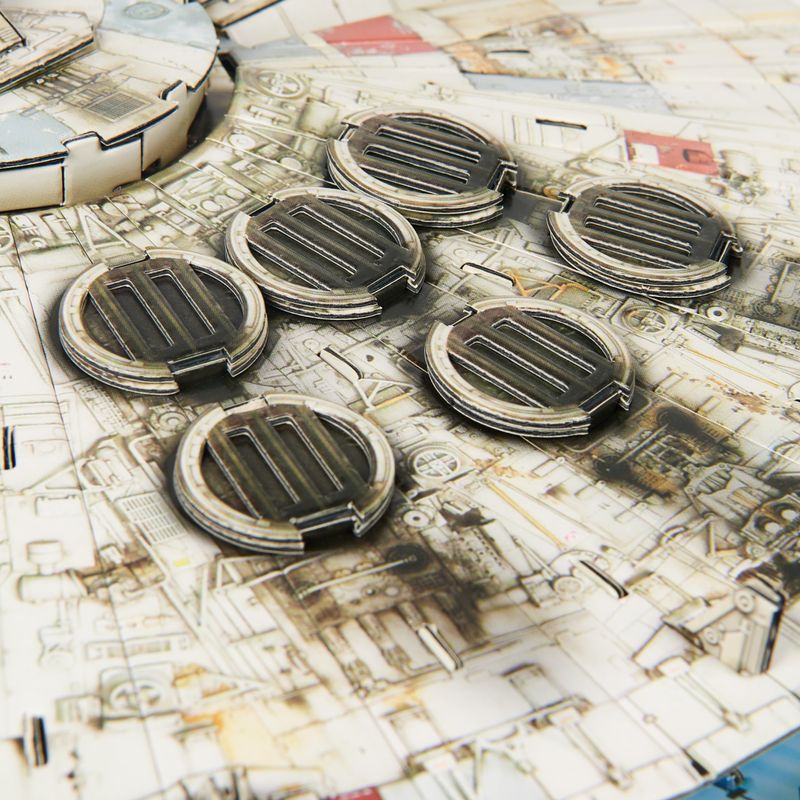4D-Build-kit-di-modellismo-3D-Millennium-Falcon-di-Star-Wars-da-223-pezzi-|-Decorazione-da-tavolo-giocattolo-Star-Wars-|-Giocattoli-da-costruzione-|-Kit-di-modellismo-in-cartoncino-per-adulti-e-ragazzi-dai-12-anni-in-su