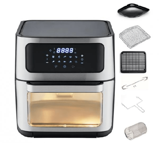 ZEPHIR FRIGGITRICE AD ARIA MULTIFUNZ. 12LT 1800W DISPLAY TOUCH ZHC121N
