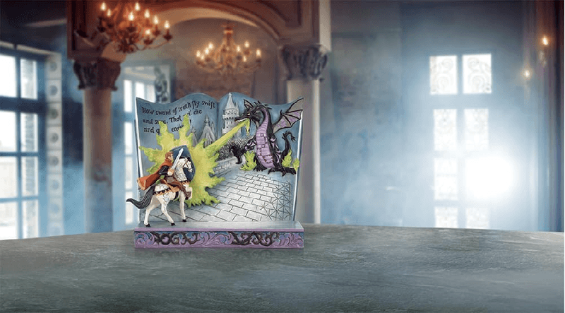 Disney-Traditions-La-Bella-Addormentata-Filippo-e-il-Drago-Libro-di-Fiabe