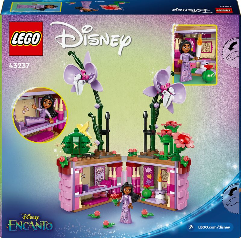 LEGO-Disney-43237-Vaso-di-Fiori-di-Isabela-Giochi-per-Bambini-9--con-Mini-Bambolina-e-Cesto-Apribile-Regalo-dal-Film-Encanto
