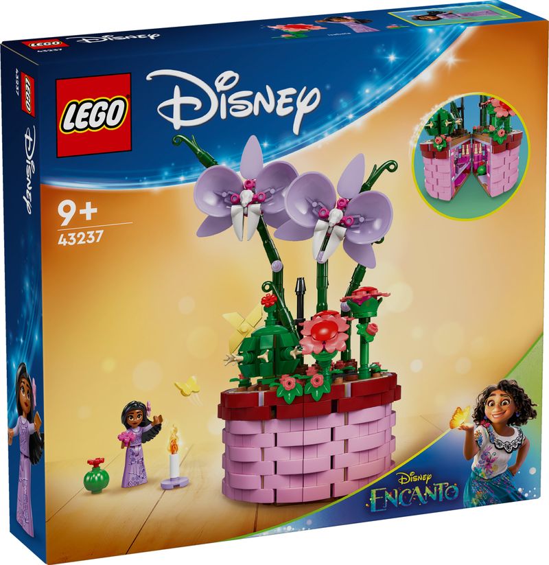 LEGO-Disney-43237-Vaso-di-Fiori-di-Isabela-Giochi-per-Bambini-9--con-Mini-Bambolina-e-Cesto-Apribile-Regalo-dal-Film-Encanto