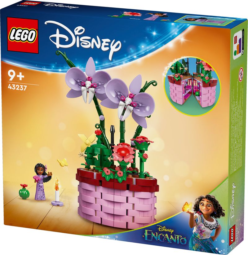 LEGO-Disney-43237-Vaso-di-Fiori-di-Isabela-Giochi-per-Bambini-9--con-Mini-Bambolina-e-Cesto-Apribile-Regalo-dal-Film-Encanto