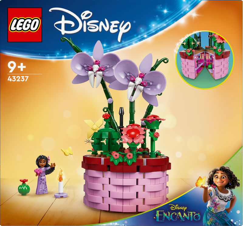 LEGO-Disney-43237-Vaso-di-Fiori-di-Isabela-Giochi-per-Bambini-9--con-Mini-Bambolina-e-Cesto-Apribile-Regalo-dal-Film-Encanto