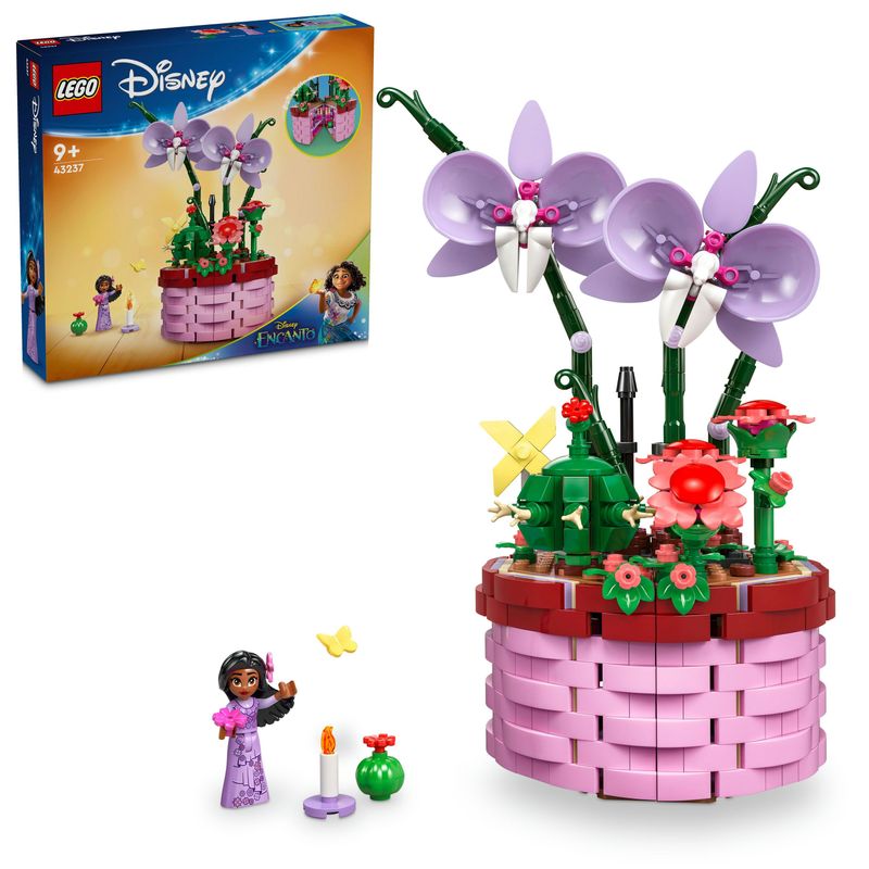 LEGO-Disney-43237-Vaso-di-Fiori-di-Isabela-Giochi-per-Bambini-9--con-Mini-Bambolina-e-Cesto-Apribile-Regalo-dal-Film-Encanto