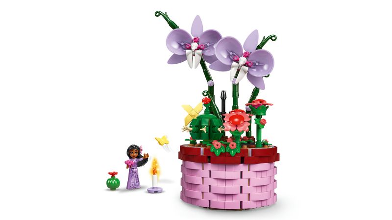 LEGO-Disney-43237-Vaso-di-Fiori-di-Isabela-Giochi-per-Bambini-9--con-Mini-Bambolina-e-Cesto-Apribile-Regalo-dal-Film-Encanto