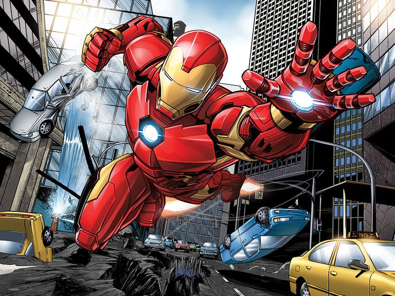 Grandi-Giochi-Puzzle-3D-Marvel-Iron-Man-500-Pezzi