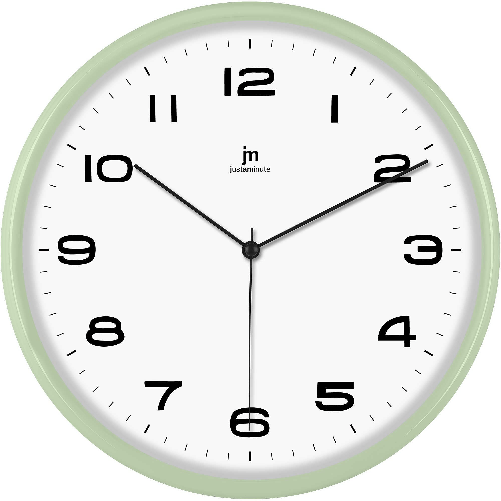 Lowell-Orologio-da-Parete-Justaminute-Verde-Salvia