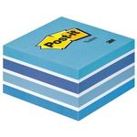 Post-It Foglietti riposizionabili Post-it Notes Cubo 76x76 mm 450 ff blu pastello 2028-B