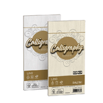 Favini Calligraphy Linen busta DL (110 x 220 mm) Bianco 25 pz