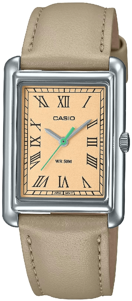 Casio-Orologio-Analogico-al-Quarzo-Donna-con-Cinturino-in-Acciaio-Inossidabile