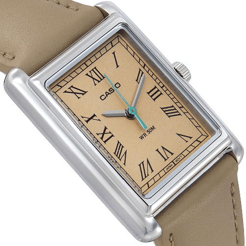 Casio-Orologio-Analogico-al-Quarzo-Donna-con-Cinturino-in-Acciaio-Inossidabile