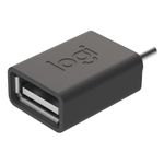 Logitech 956-000005 adattatore per inversione del genere dei cavi USB C USB A Grafite