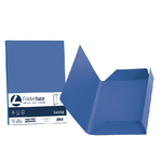 FAVINI 25 cartelline 3 lembi LUCE 200gr 24,5x34,5cm blu prussia FAVINI