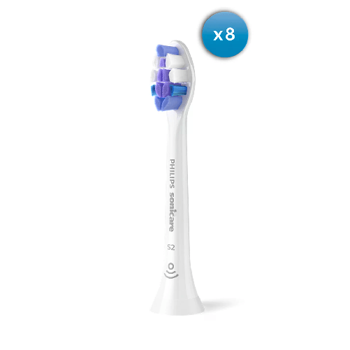 PHILIPS PED Philips Testine Ricambio 8Pcs Sonic Hx6058/87 Spazzolino Sensitive