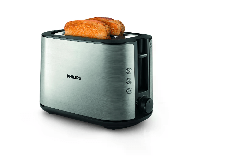 PHILIPS PED Philips Hd2650/90 Tostapane 950 Watt Viva Collection Metallo