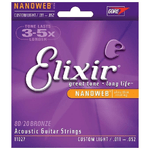 Elixir Strings 11027 corda per strumenti musicali Acustico 6 pz Acciaio Chitarra