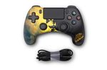 Panthek-PlayStation-4-Controller-Wired-Giallo-e-Nero