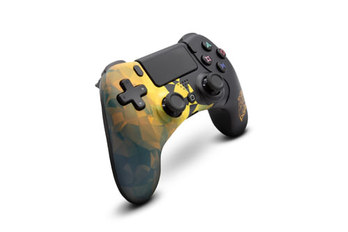Panthek-PlayStation-4-Controller-Wired-Giallo-e-Nero