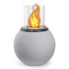 Divina-Fire-Camino-a-bioetanolo-braciere-da-giardino-da-terra-per-interno-esterno-BOTTICELLI-Corda-Beige-d.40-x-h54