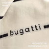 Bugatti-Jacquard-Coperta-Bianco-con-Strisce-di-Lana-150x200cm