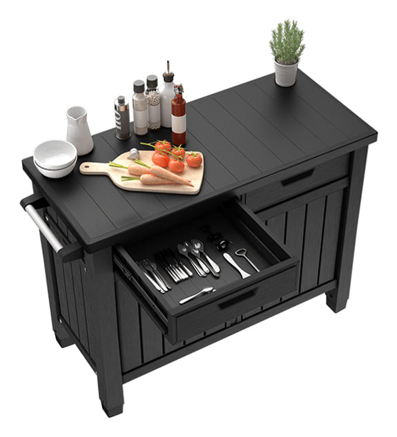 Keter-Unity-XL-Con-Cassetti-Grafite---Ecom-Pack