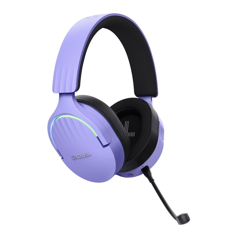 Trust-GXT-491P-FAYZO-Auricolare-Con-cavo-e-senza-cavo-A-Padiglione-Giocare-USB-tipo-A-Bluetooth-Nero-Viola