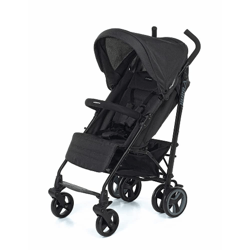 Foppapedretti-Passeggino-4-Ruote-Hurra--Black-Melenge