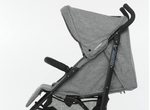 Foppapedretti-Passeggino-4-Ruote-Hurra--Black-Melenge