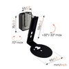 Vogels-Supporto-da-Parete-per-Altoparlanti-Sonos-Era-100-B-Nero-SWM-4111
